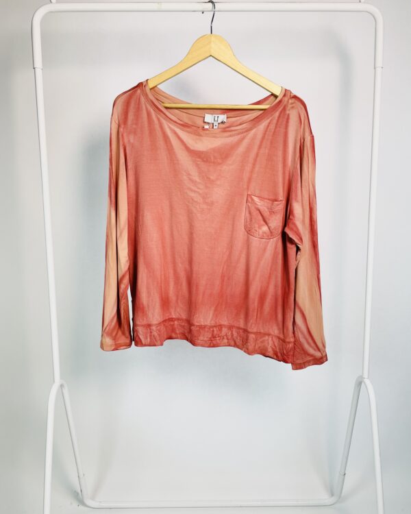 Blusa vermelha tie dye K&T - M - VENDIDO SISTEMA OTO