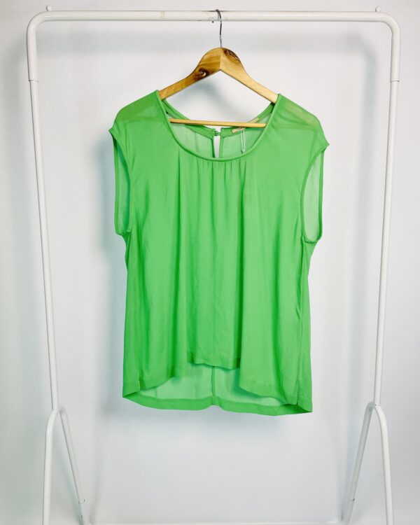 Blusa verde decote u RE.BÔ - PP - VENDIDO SISTEMA OTO