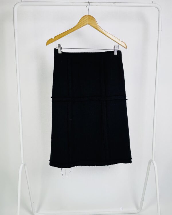 Saia midi tweed preta ALIX SHOP - 38 *nunca usado* - VENDIDO SISTEMA OTO