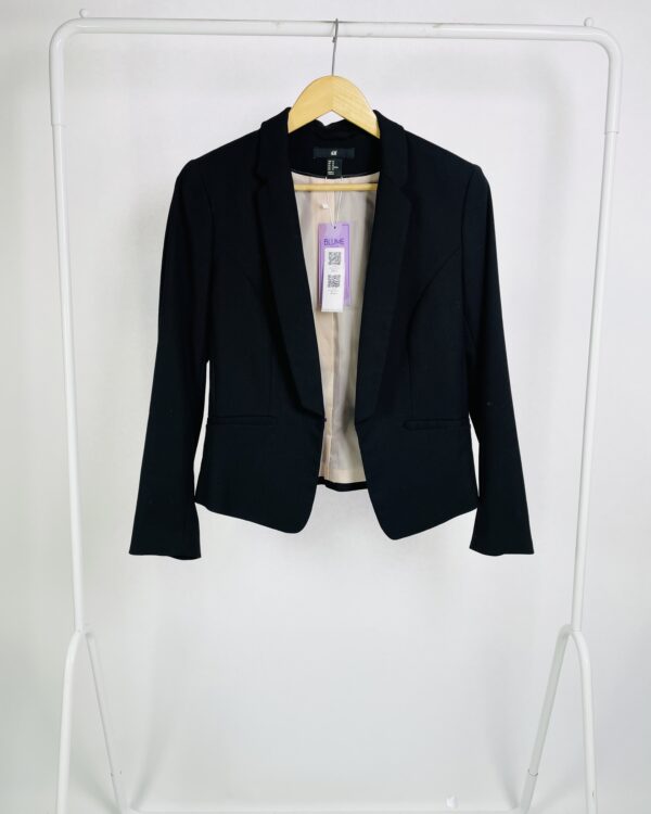 Blazer preto liso H&M - 40 - VENDIDO SIST OTO