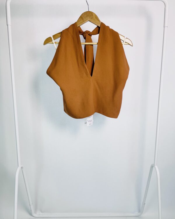 Cropped frente única terracota NV - G - VENDIDO SIST OTO