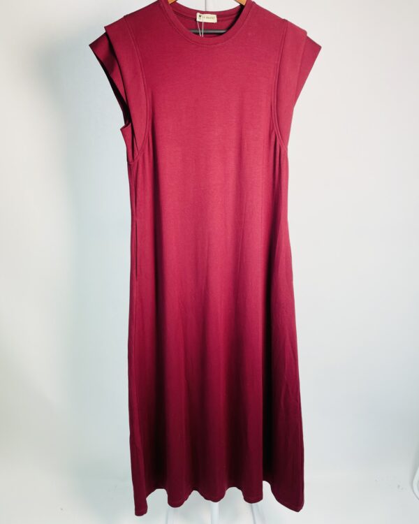 Vestido malha longo bordô LE BASTET - GG - VENDIDO SISTEMA OTO