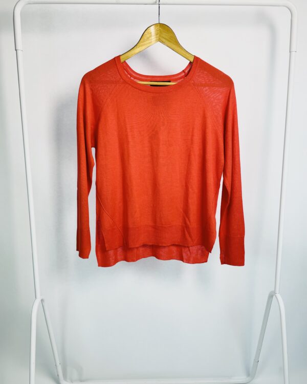 Blusa basica tricot vermelha ZARA - P - VENDIDO SISTEMA OTO