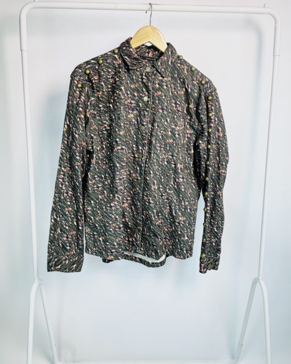 Jaqueta estampada botoes no ombro MARIA FILO - P - VENDIDO SISTEMA OTO