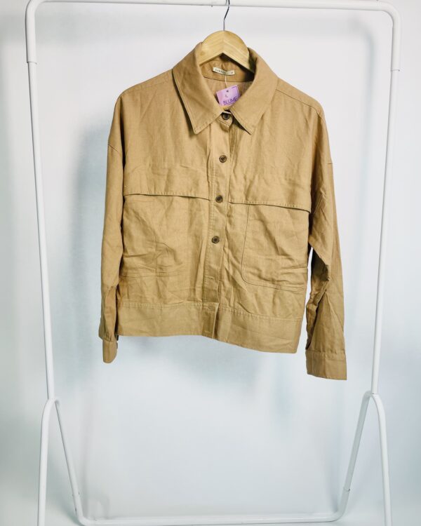 Jaqueta viscolinho bege GARAGE - M - VENDIDO SISTEMA OTO