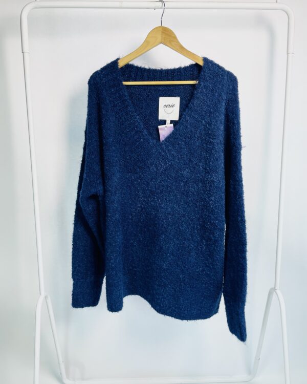 Casaco tricot azul marinho AERIE - G - VENDIDO SISTEMA OTO