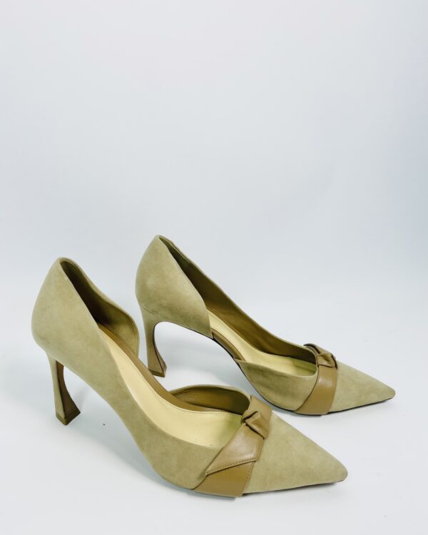 Scarpin bege com nó na frente BIRMAN - 37 1/2 BR