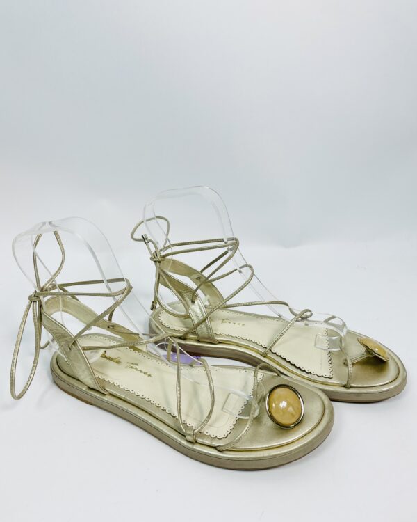 Rateira dourada amarração com pedra PAULA TORRES - 38 - VENDIDO SISTEMA OTO