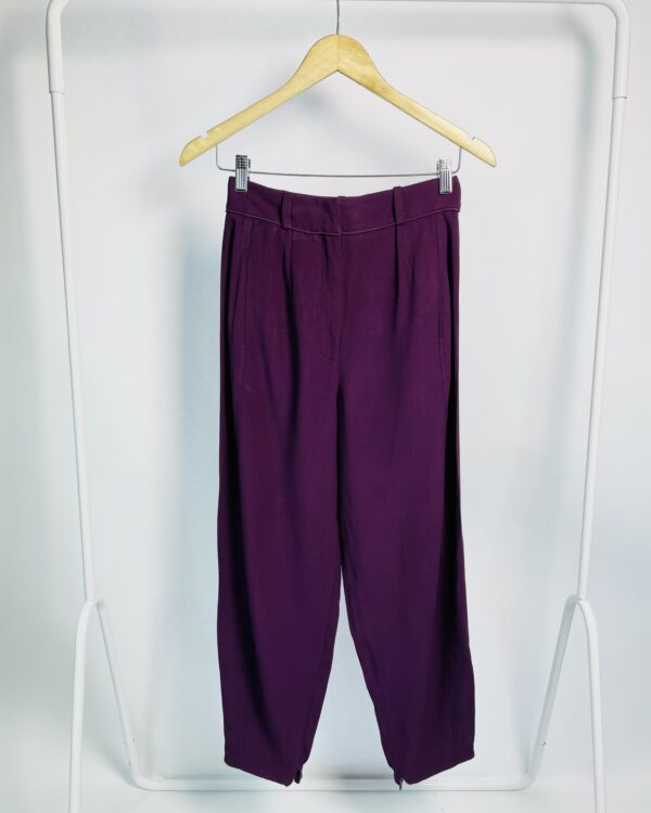 Calça roxa CRIS BARROS - 36 - VENDIDO SISTEMA OTO