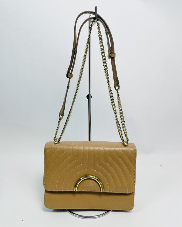 Bolsa tiracolo metalassê bege AREZZO - VENDIDO SISTEMA OTO