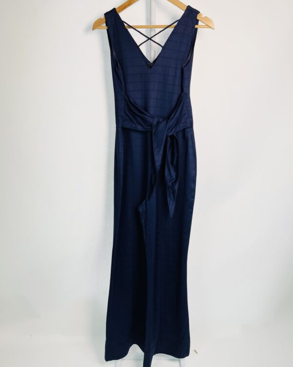 Macacão azul marinho com amarração MARIA FILÓ - P - VENDIDO SISTEMA OTO