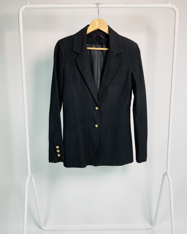 blazer preto botoes dourados - LILLY SARTI -38 - VENDIDO SISTEMA OTO