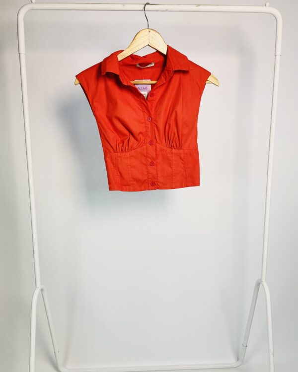 Blusa croped  laranja  DRESS TO - PP - VENDIDO SISTEMA OTO