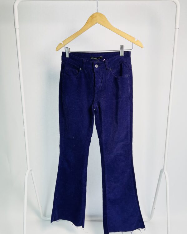 Calça veludo cotele roxa DASLU - 36