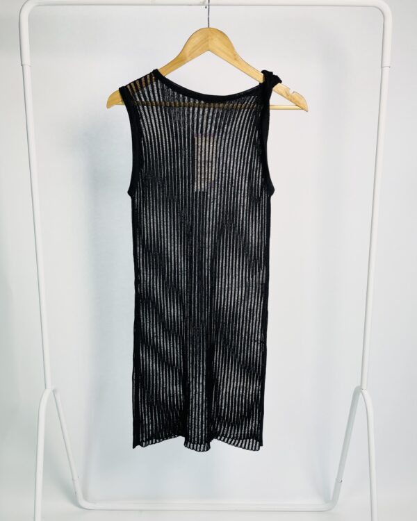 Vestido curto preto tricot HAIGHT - P *nunca usado*