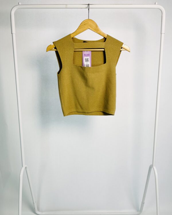 Cropped tricot kakhi BASE 98 - M