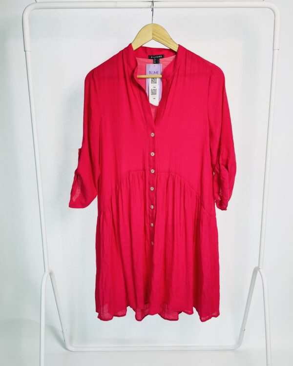 Vestido chemise curto rosa ZINZANE - P VENDIDO SISTEMA OTO