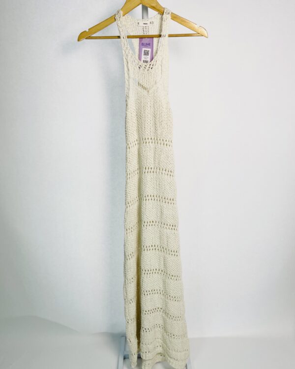 Vesrtido crochet gelo sem mangas MANGO - P - VENDIDO SISTEMA OTO