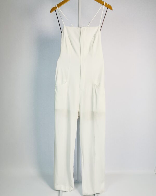 Macacão branco alças finas e amarração nas costas AS MARIAS - M - VENDIDO SISTEMA OTO