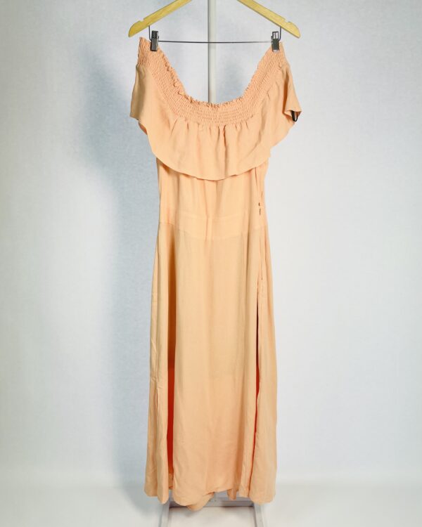 Vestido rosa claro ombro a ombro longo MARIA FILÓ - M - VENDIDO SISTEMA OTO