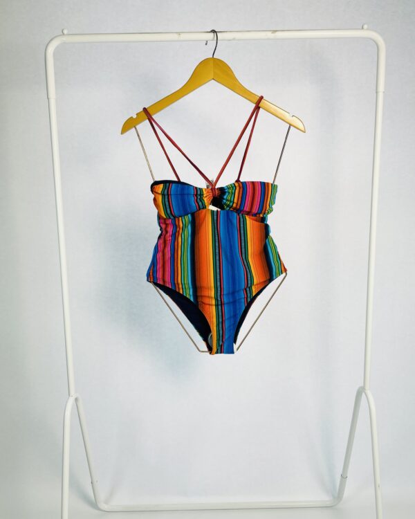 Maiô colorido plush CIA MARITIMA - P *nunca usado* - VENDIDO SISTEMA OTO