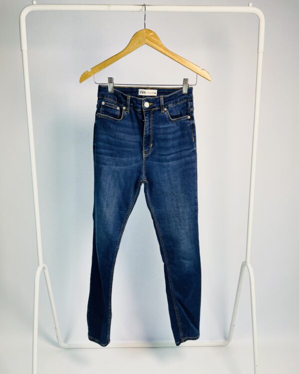 Calça jeans skinny lavagem média ZARA - 36