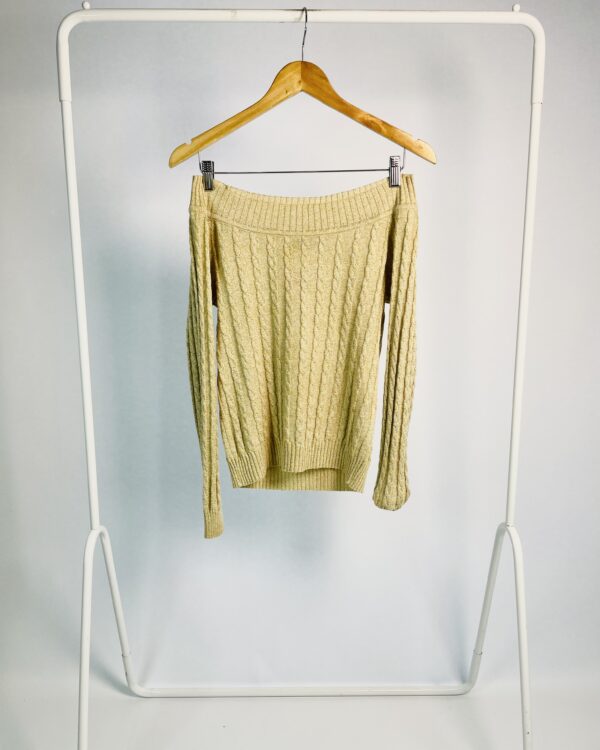 Blusa tricot dourado lurex MARIA FILÓ - P - VENDIDO SISTEMA OTO