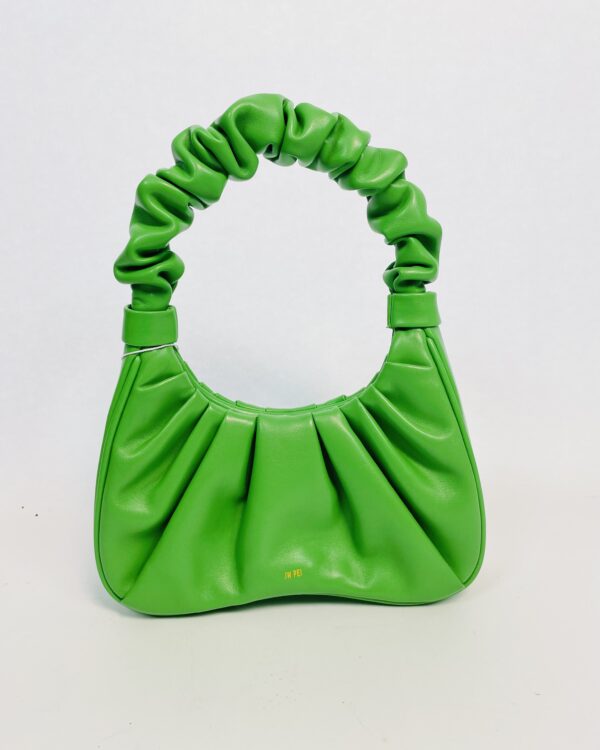 Bolsa pu verde alças franzidas JW PEI - VENDIDO SISTEMA OTO