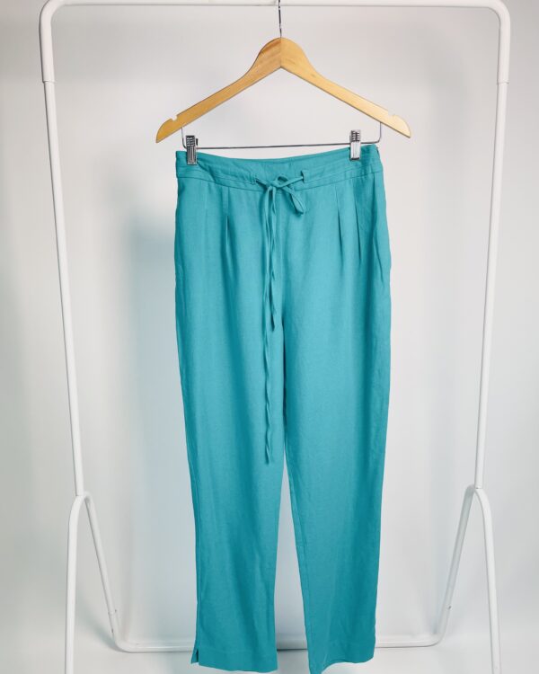 Calça verde alfaiataria linho MARIA FILÓ - P