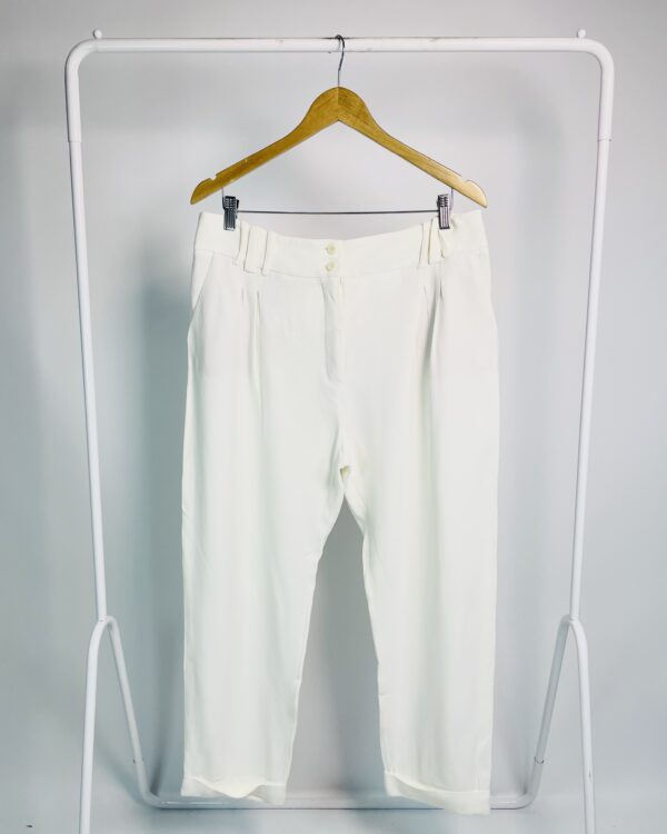 Calça off white cintura alta ABRAND - 44 - VENDIDO SISTEMA OTO