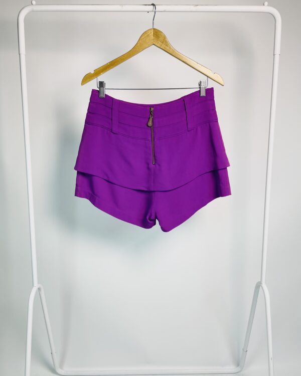 Short roxo com sobreposição MIXED - 38 - VENDIDO SISTEMA OTTO