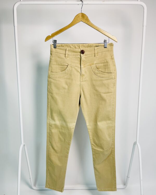 Calça sarja texturizada bege MIXED - 40