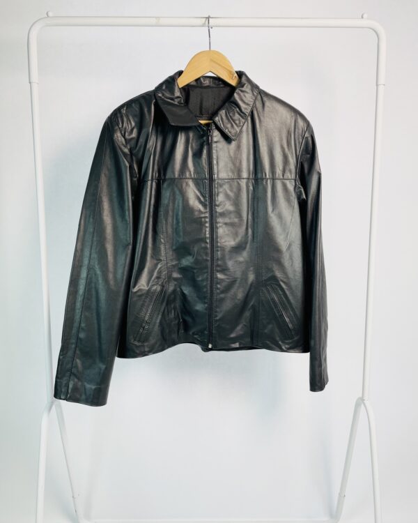Jaqueta preta couro BUFALLO COURO - GG - VENDIDO SISTEMA OTO