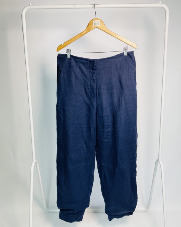 Calça linho azul marinho IORANE - 42 *nunca usada*