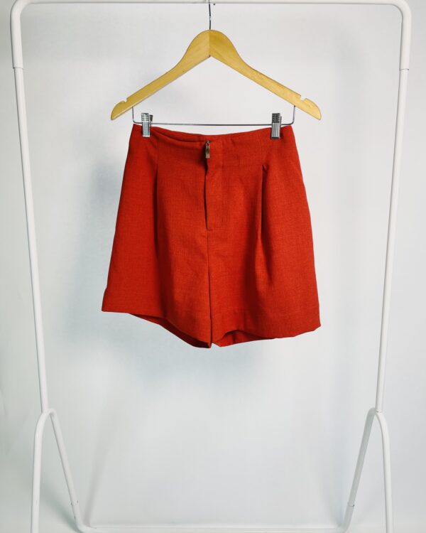 Short linho terracota BASE 98 - P