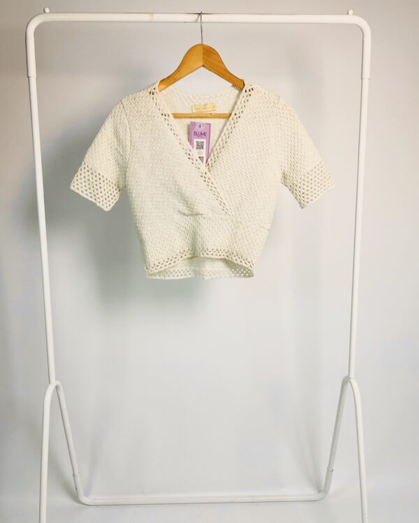 Cropped prata crochet ANGELS FASHION - M