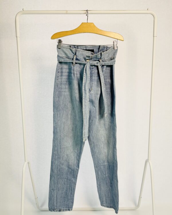 Calça jeans clochard lavagem clara EVA - 36