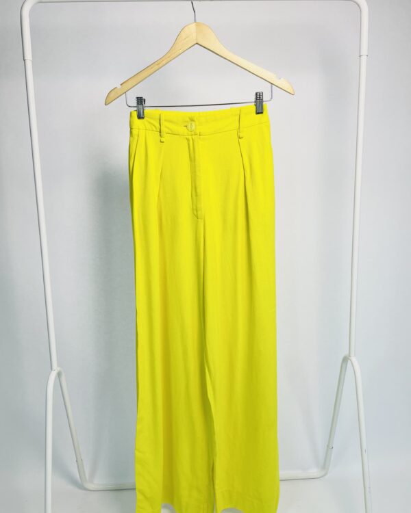 Calça pantalona amarela NV - 34