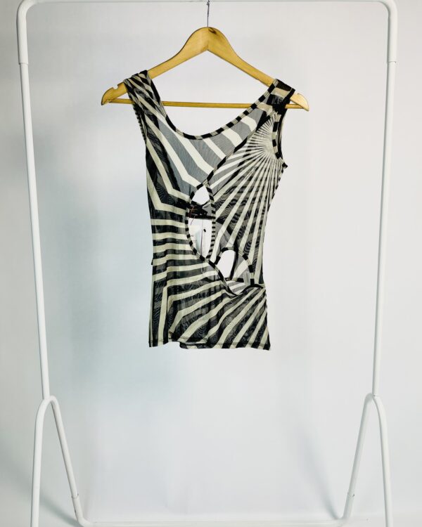 Regata tule off white preto THE PARADISE - P *nunca usado*