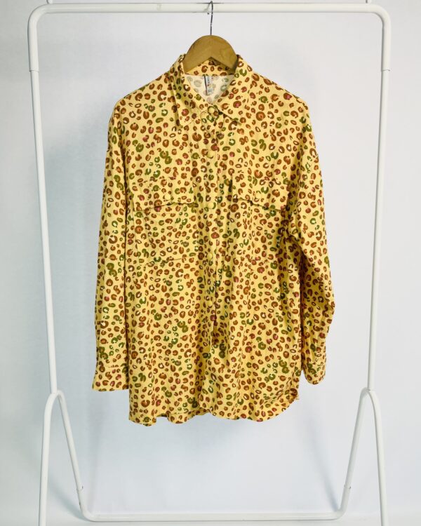 Camisa amarela estampa onça BLUESTEEL - G - VENDIDO SISTEMA OTO