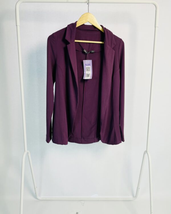 Blazer malha roxo MAIRA FILÓ - P VENDIDO SISTEMA OTO
