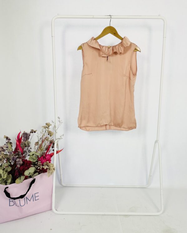 Blusa regata acetinada rosa claro AGILITÁ - 38