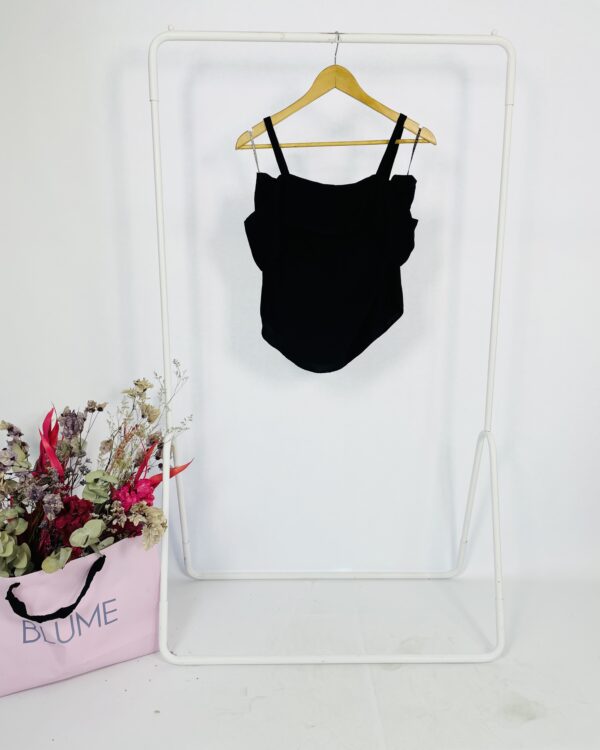 Regata preta ombro a ombro EVA - 36 - VENDIDO SISTEMA OTO