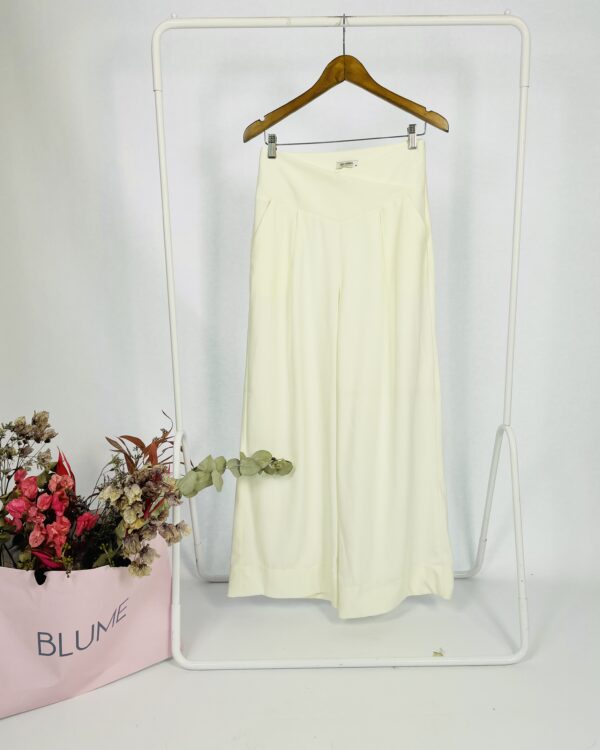 Calça off white pantalona ANNE FERNANDES - P - VENDIDO SIST OTO