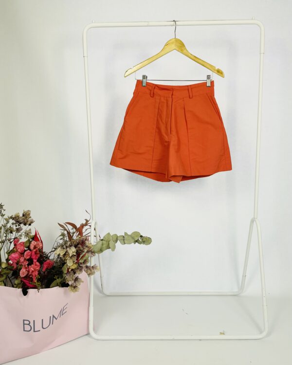 Short alfaiataria vermelho ALUF - 38