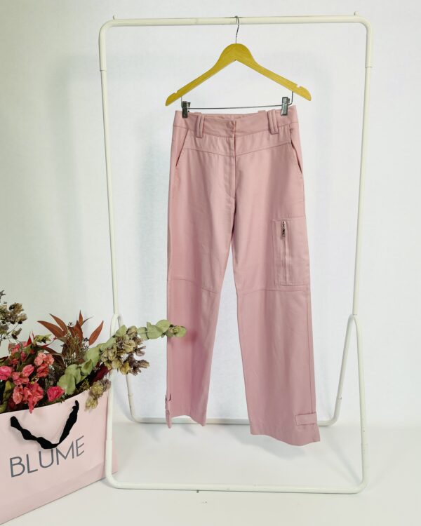 Calça jeans lilás com bolsos NV - 36 - VENDIDO SISTEMA OTO