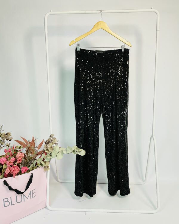 Calça paetes preta ATELIÊ DAS CALÇAS - 40