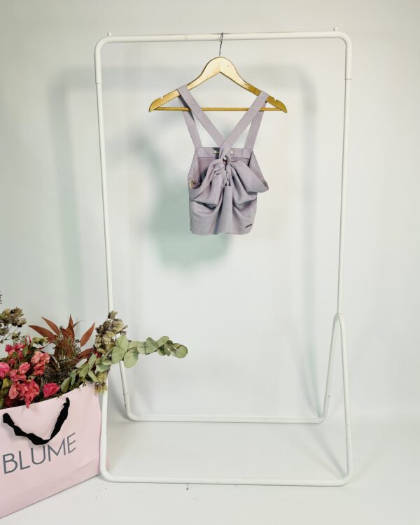 Cropped roxo camurça LAFORT - 38