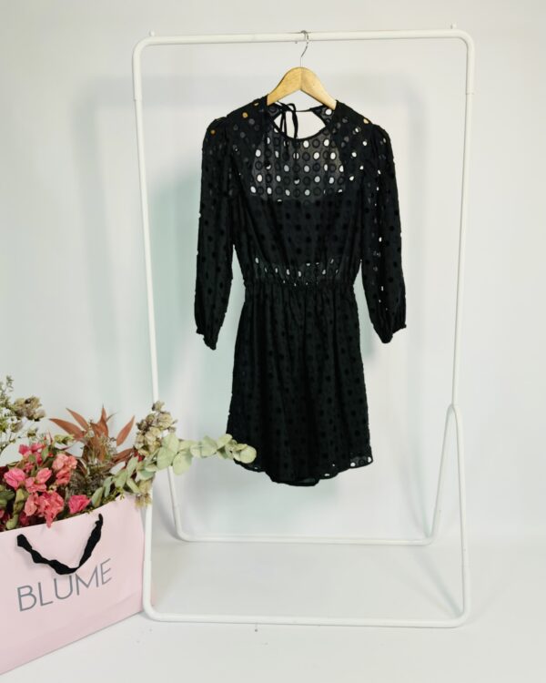 Vestido curto laise preto decote nas costas DRESS TO - M - VENDIDO SISTEMA OTO