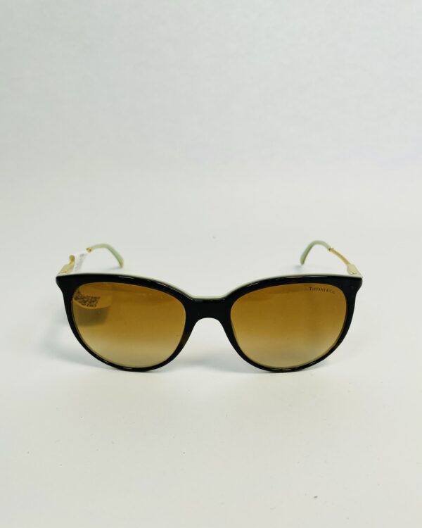 Óculos com haste dourada e texturizada TIFFANY & CO. *sem capa* - VENDIDO SISTEMA OTO